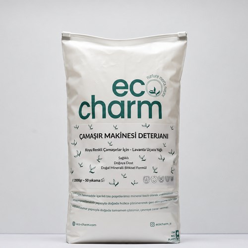 Çamaşır Makinesi Deterjanı - Koyu Renk Çamaşırlar İçin - Lavanta Uçucu Yağlı (2000 gr) EcoCharm