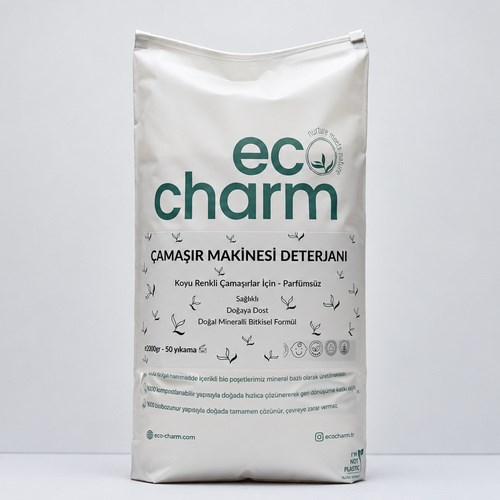 Çamaşır Makinesi Deterjanı - Koyu Renk Çamaşırlar İçin - Parfümsüz (2000 gr) EcoCharm
