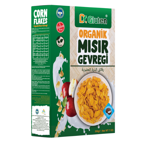 Dr.Gluten Organik Mısır Gevreği (200gr)