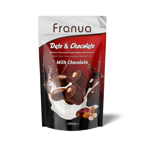 Franua Date & Chocolate Milk Chocolate (125 Gr) Franua
