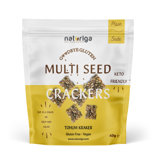 Goodbye Gluten Sade Tohum Kraker(40 Gr) Naturiga