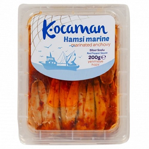 Marine Kırmızı Biber Soslu Hamsi (200 gr) Kocaman