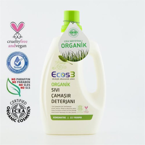 Organik Çamaşır Deterjanı (750 ml) Ecos3