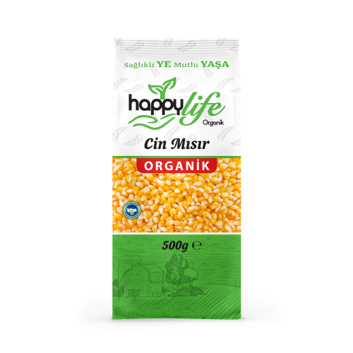 Organik Cin Mısır (500 gr) Happy Life