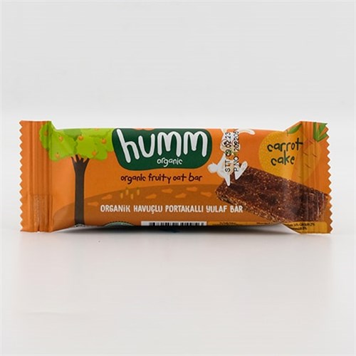 Organik Havuçlu Portakallı Yulaf Bar (27gr) Humm