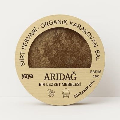 Organik Karakovan Petek Bal (750 gr) Arıdağ
