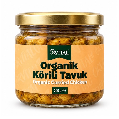 Organik Körili Tavuk Suyu (160 ml) Orvital
