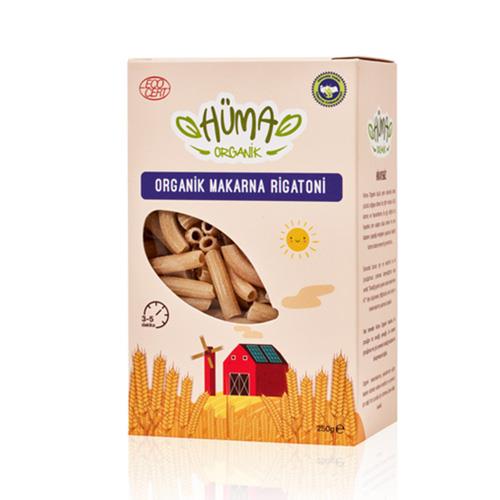 Organik Makarna , Rigatoni (250 gr) Hüma Organik
