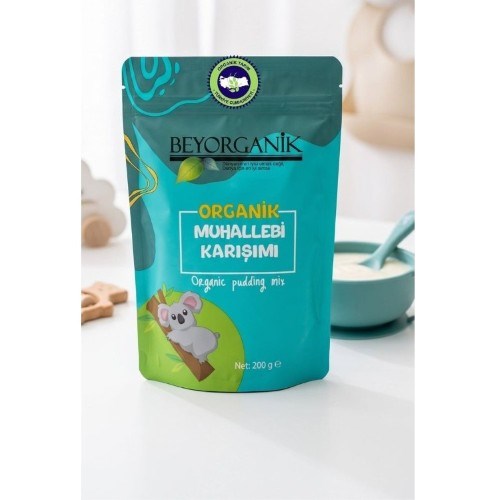 Organik Muhallebi Karışımı (200 gr)  Beyorganik(Pestisit ve Aflatoksin Analizli)