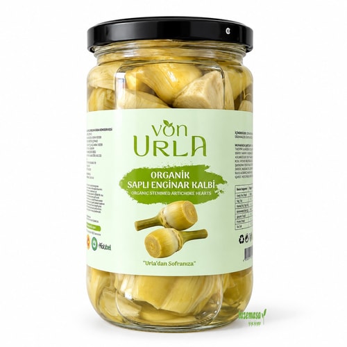 Organik Saplı Enginar Kalbi (660 cc) Von Urla