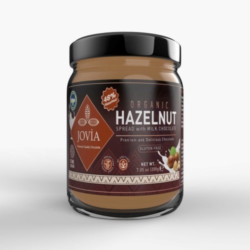 Organik Sütlü Çikolatalı Fındık Kreması (200 gr) Jovia