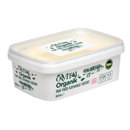 Organik Tam Yağlı Tava Yoğurt (900 gr) Orvital