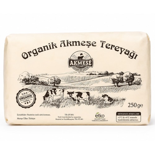 Organik Tereyağı (250 gr) Akmeşe
