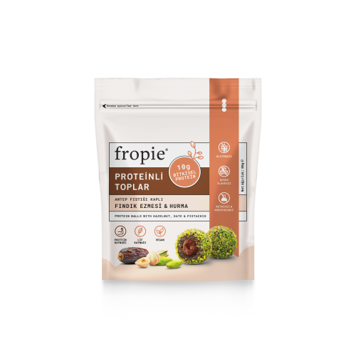 Protein Hurma Topları - Fındık Ezmeli (80 gr) Fropie
