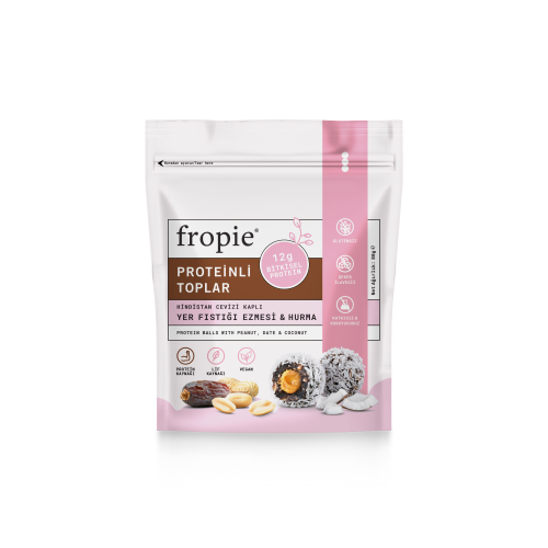 Protein Hurma Topları - Yer Fıstığı Ezmeli (85 gr) Fropie
