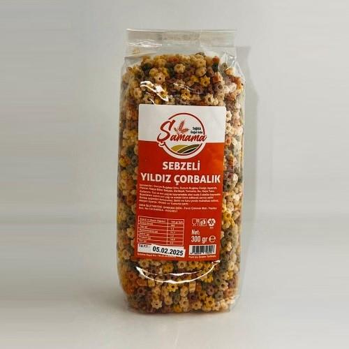 Sebzeli Yıldız Çorbalık Şehriye (300 gr) Şamama