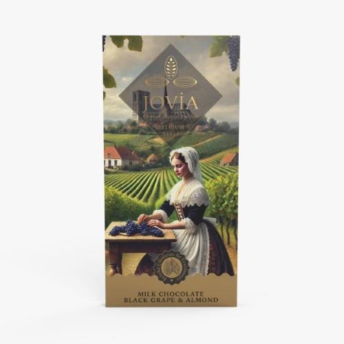 Sütlü Üzümlü & Bademli Çikolata (80 gr) Jovia Çikolata