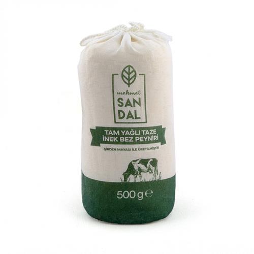 Tam Yağlı Taze İnek Bez Peyniri (500 gr) Mehmet Sandal