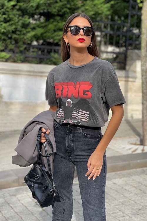 Anıne Bıng Yıkamalı Tisört