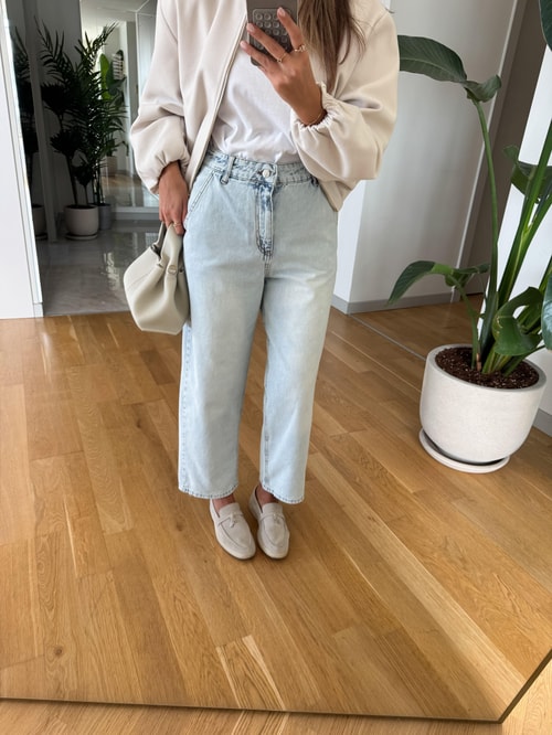 Cardie Mom Fit Jean - Açık Mavi · 2
