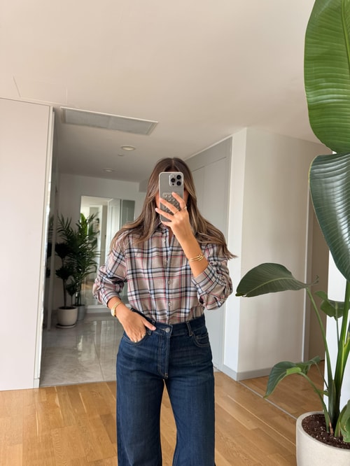 Daisy Ekoseli Gömlek