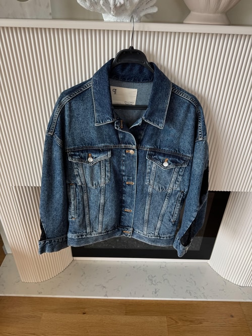 Dantel Detaylı Denim Ceket · 3