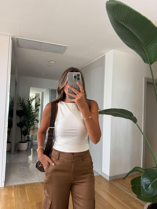 Dilvin Halter Yaka Atlet -Ekru