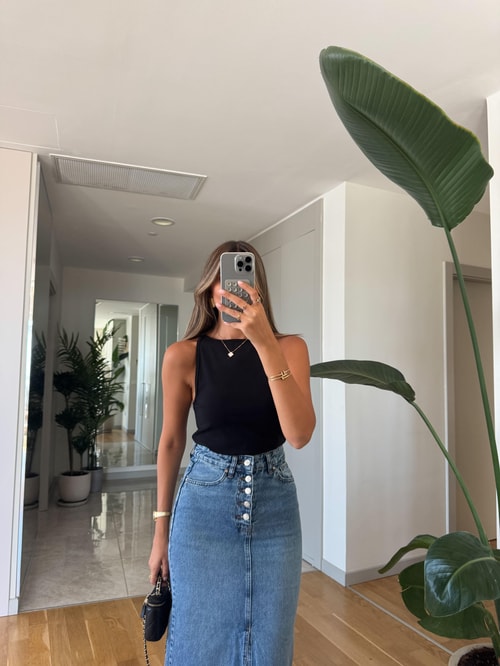 Dilvin Halter Yaka Atlet - Siyah