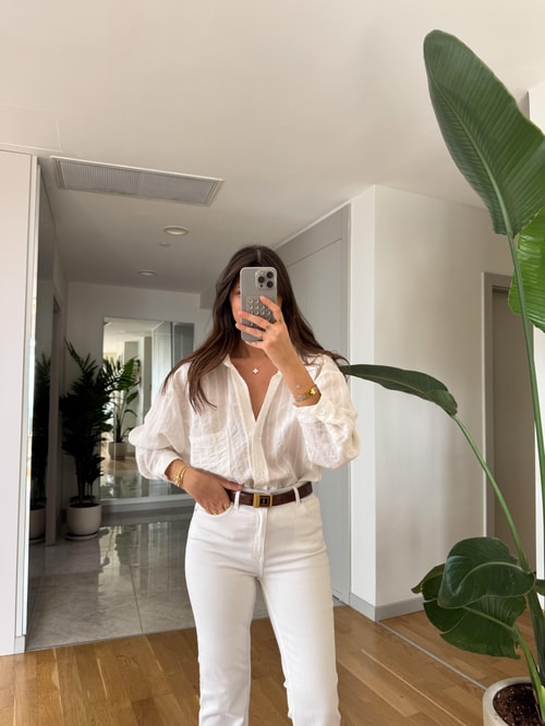 Fp Alfie Çizgili Gömlek- Ekru