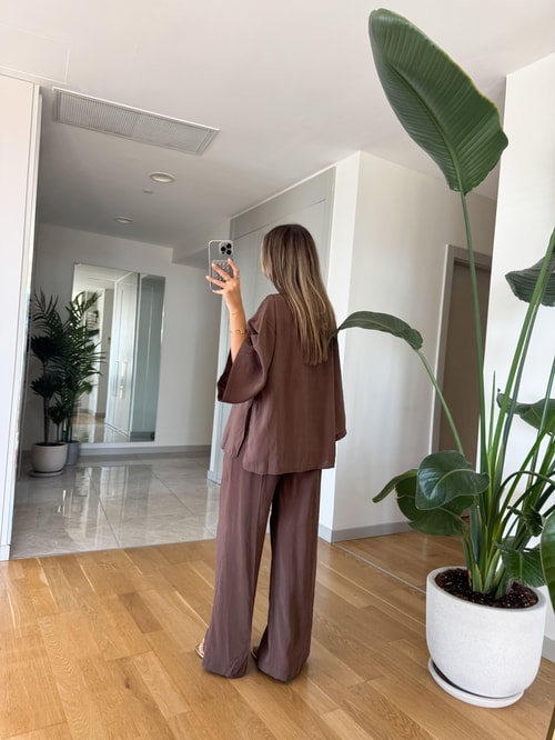 Fp Pantolon Bluz Takım Kahve · 5