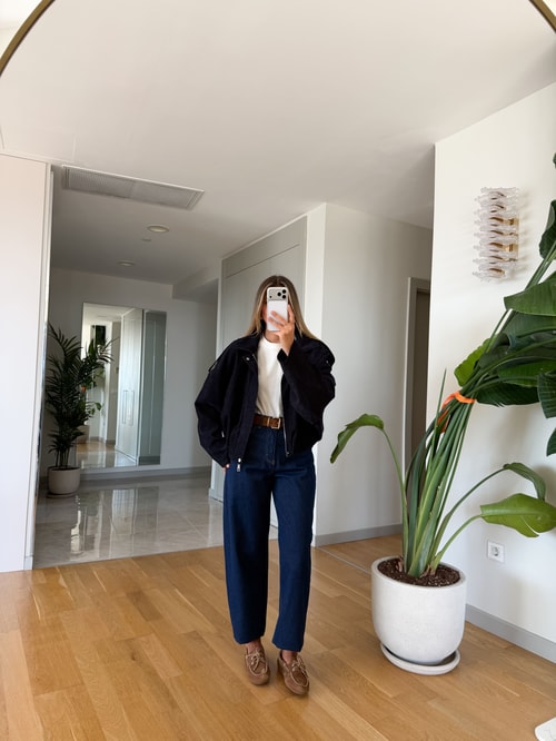 Kylie Mom Jean - Lacivert