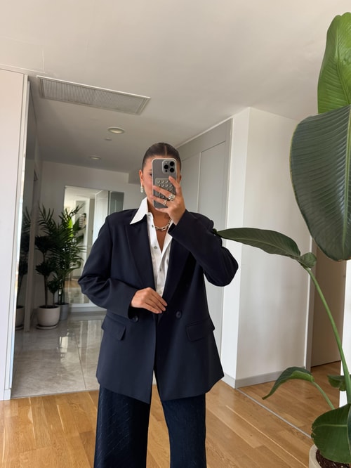 Lucca Premium Blazer Ceket - Lacivert