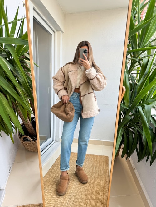 Premium Eskitme Yıkamalı Mom Jean