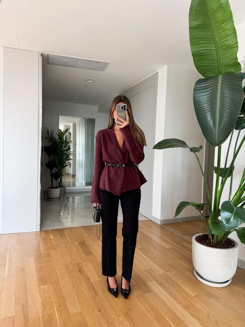 Reina Straight Kesim Jean - Siyah