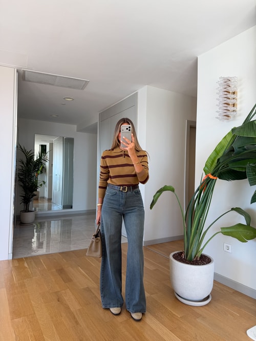 Rodri Wide Leg Jean - Eskitme