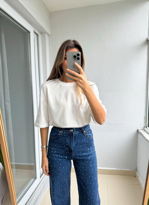 Zr Bisiklet Yaka Basic Tişört