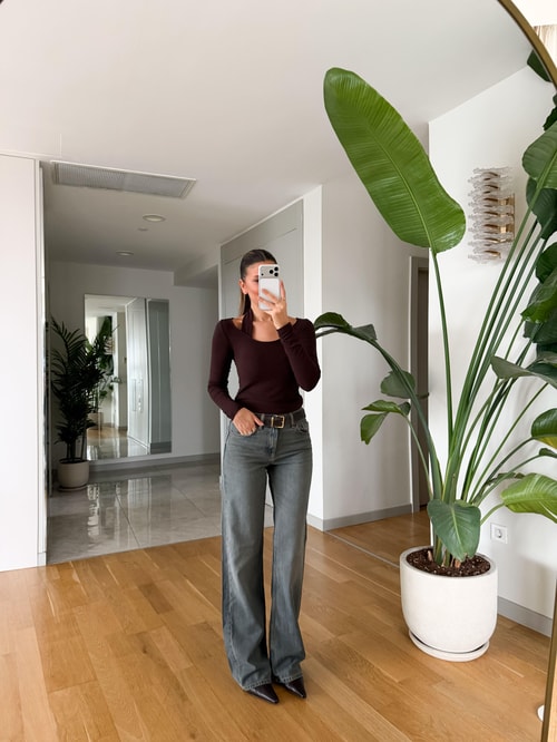 Zr Folkar Straight Jean - Yeşil Tintli