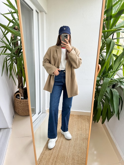 Zr Koyu Lacivert Straight Jean