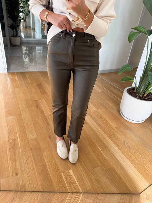 Zr Mumlu Boyfit Jean - Haki · 2