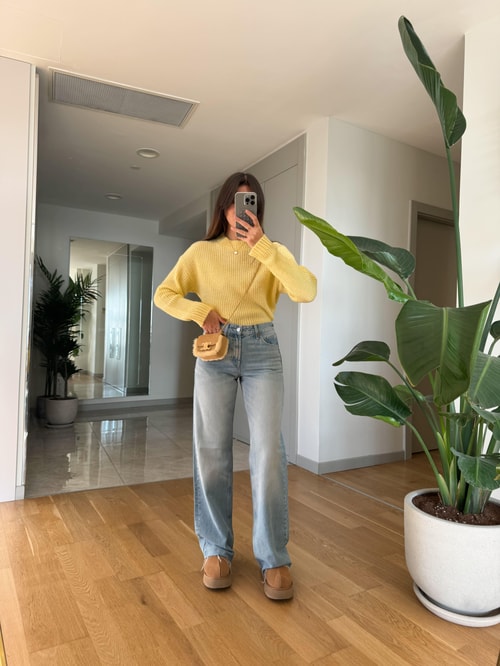 Zr Ponni Açık Mavi Straight Jean