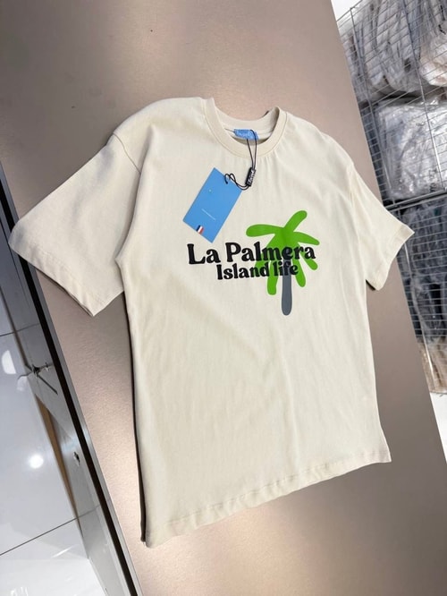 Erkek Çocuk Pamuklu La Palmera Baskılı T-shirt
