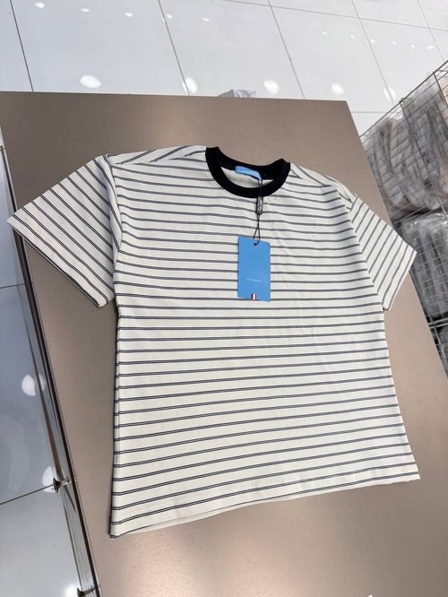 Çocuk Pamuklu Çizgili T-Shirt