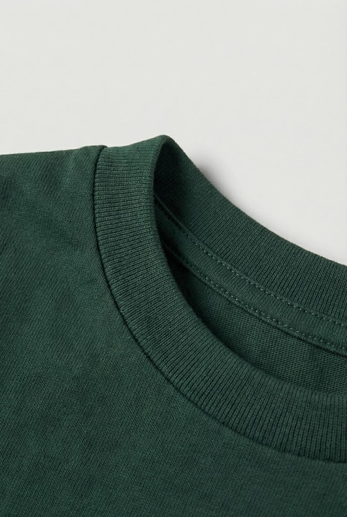 Çocuk Pamuklu Koyu Yeşil Limon Baskılı T-Shirt Şort Takım - Yazlık Spor Kombin