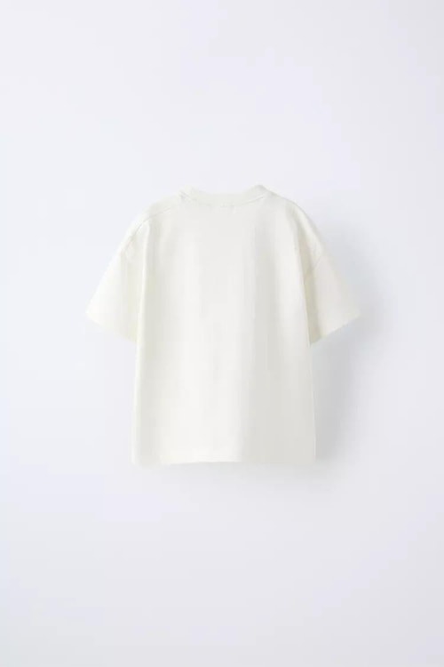 Unisex Çocuk Pamuklu Beyaz Siyah Basic T-shirt 2li Set - Günlük Rahat Kesim