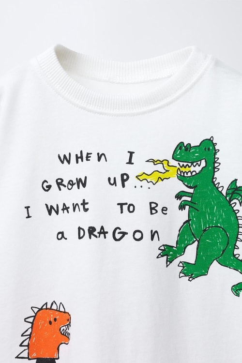 Erkek Çocuk Pamuklu Ejderha Baskılı T-shirt Şort Takım
