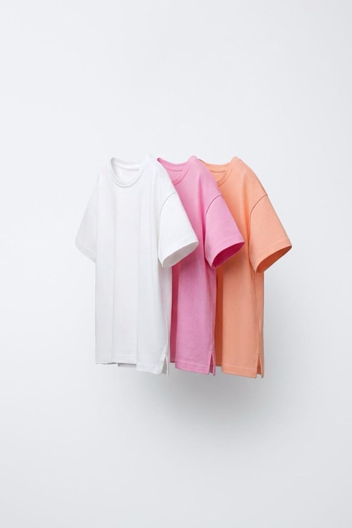 Kız Çocuk Pamuklu Pastel Basic T-shirt 3lü Set