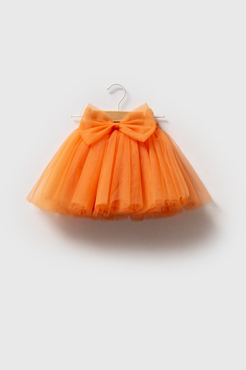 Astarlı Fiyonk Detaylı Tütü Etek Kız Çocuk