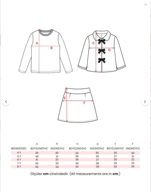 Kız Çocuk Pamuklu Pembe Dokulu Ceketli Etek Takım – T-Shirt Dahil 3lü