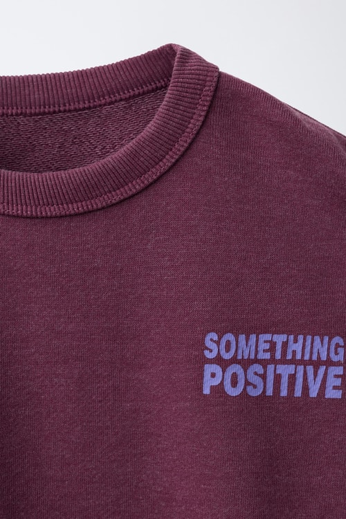 Çocuk Pamuklu Basic Sweatshirt