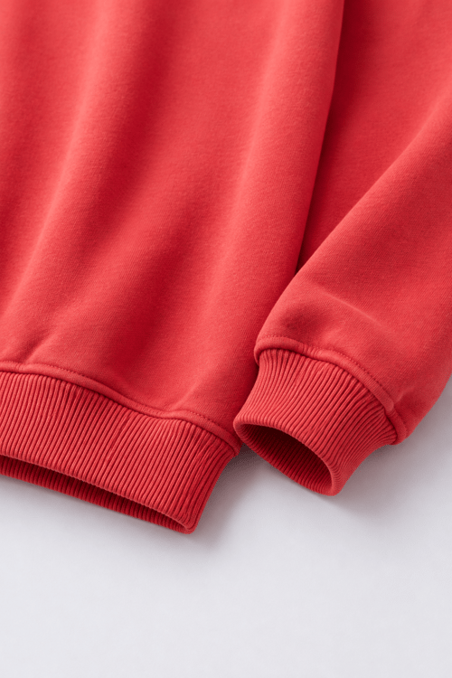 Çocuk Kırmızı Basic Sweatshirt ve Eşofman Altı Takımı